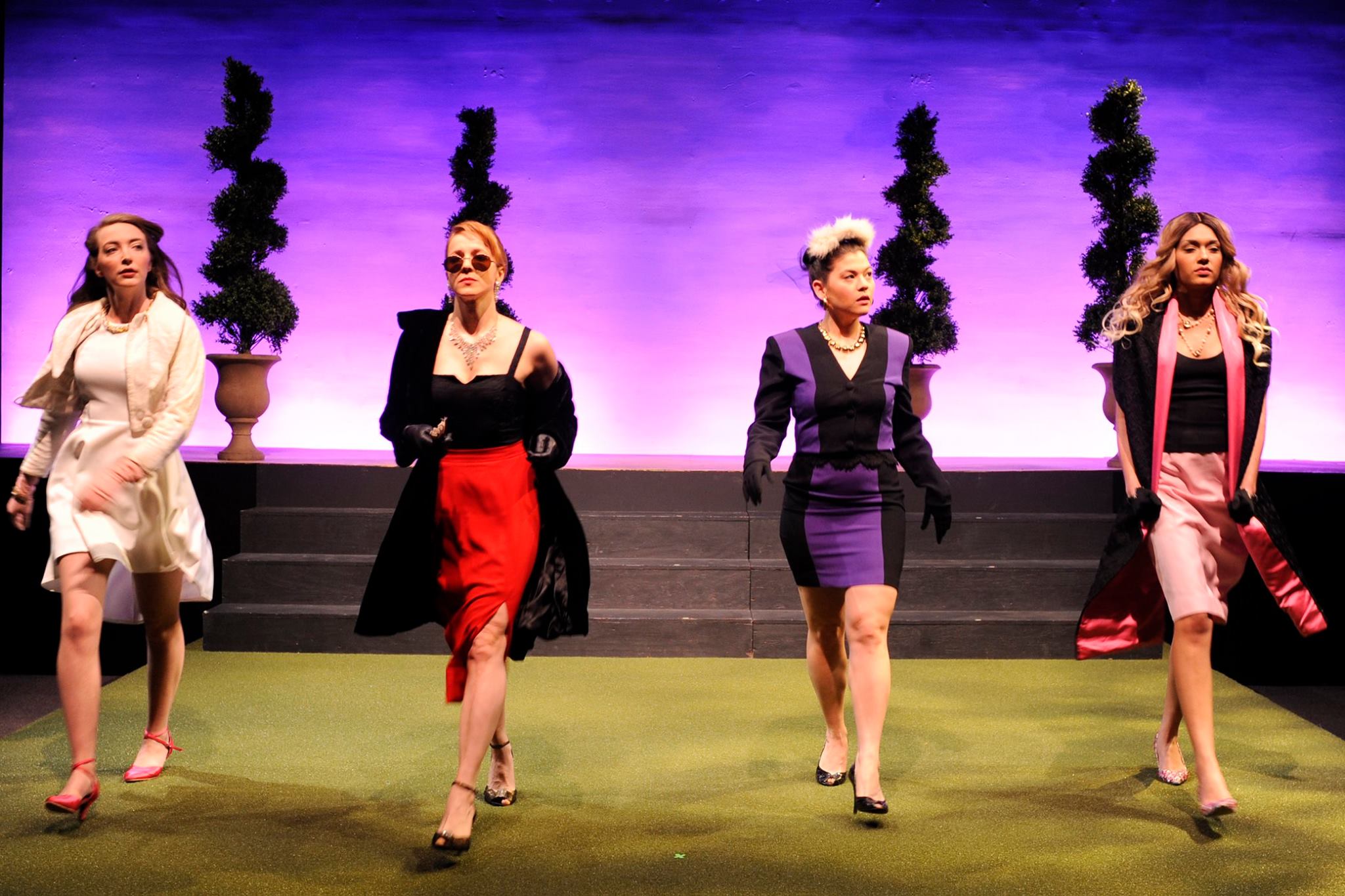 Kristin Devine, Mattie Hawkinson, Dana Kreitz, and Aneesa Neibauer in LOVE'S LABOR'S LOST Photo by Shawn May