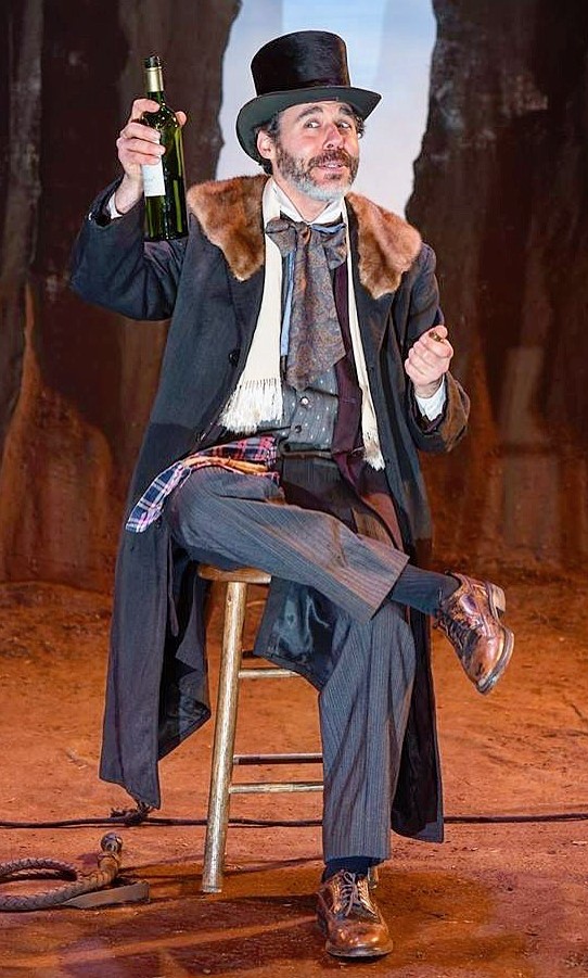 As "Pozzo" in WAITING FOR GODOT (photo by Shawn May)