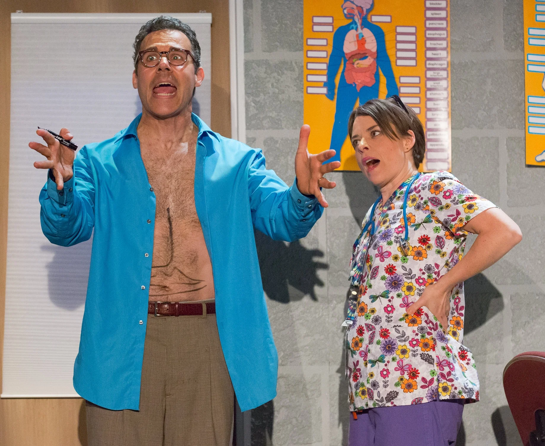 As “Hal” with Suli Holum as “Nan” in HOPE AND GRAVITY with 1812 Productions. Photo by Mark Garvin