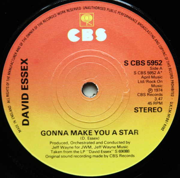 David Essex Gonna Make you a star record 1974.jpeg