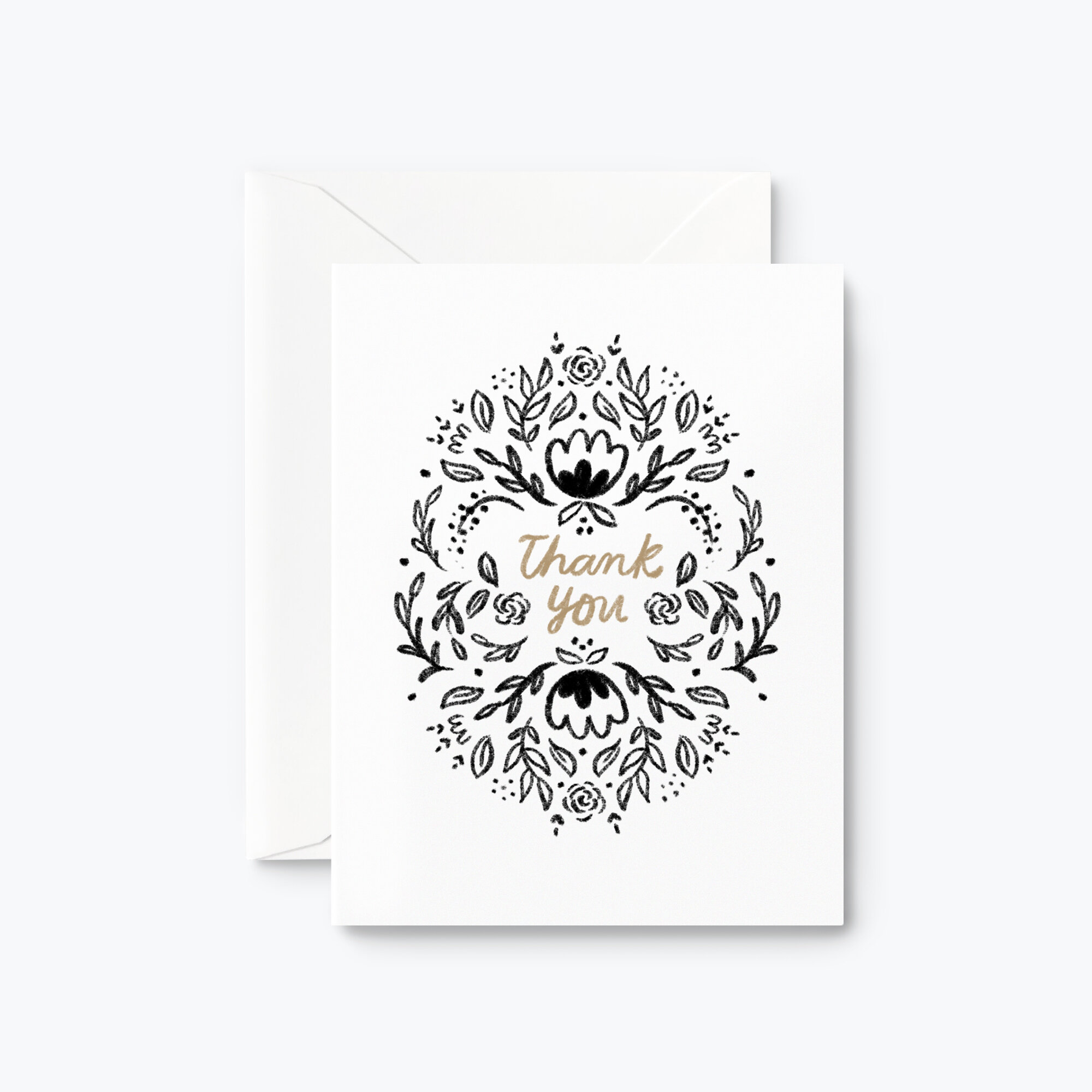 Symmetrical Thank You Card