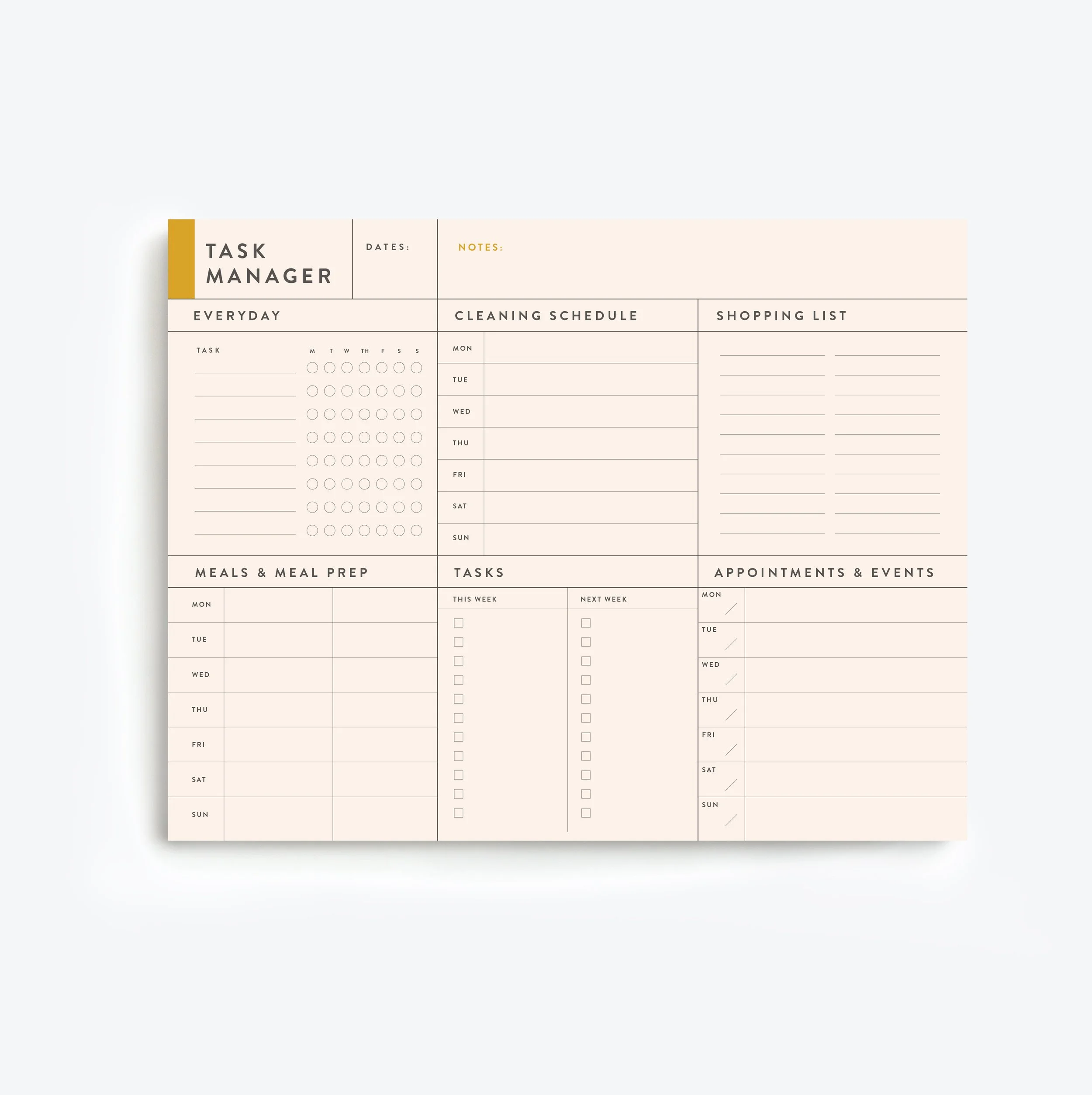 Task Manager Notepad