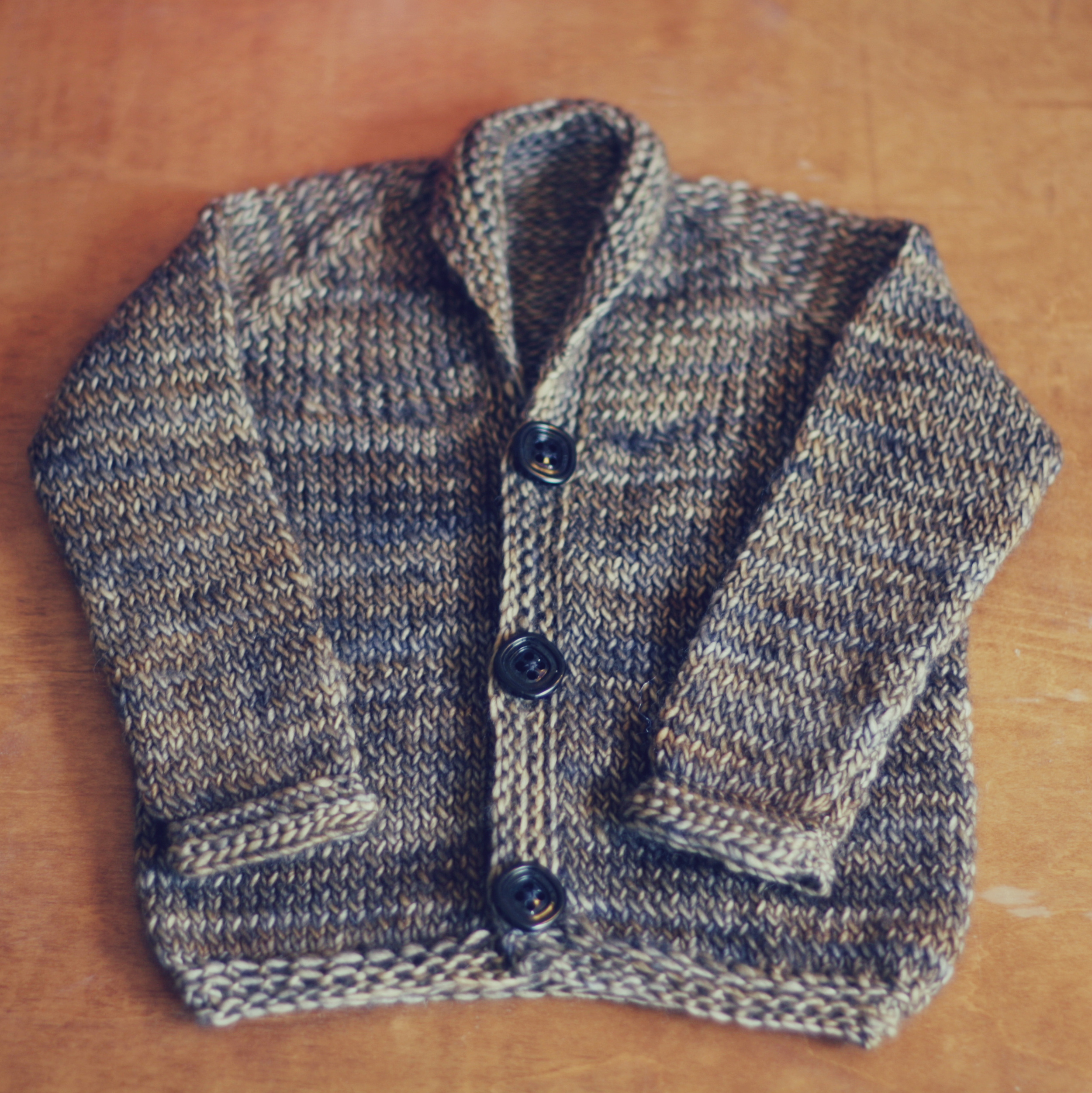 Free Knitting Pattern Twisted Stockinette Baby Cardigan