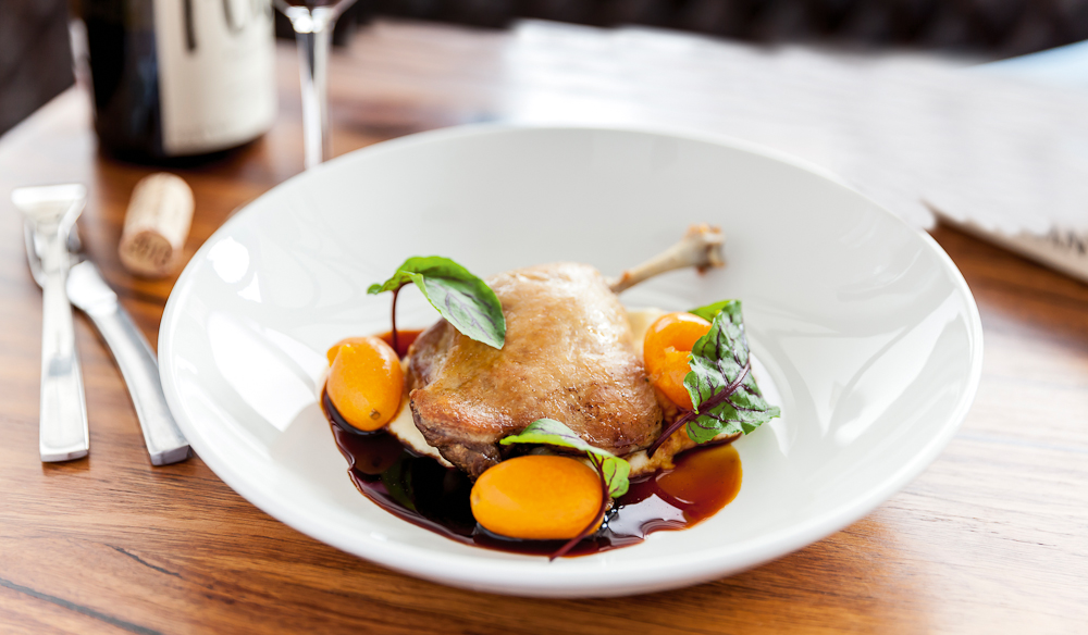 Confit duck at Saint Urban. IMAGE: supplied