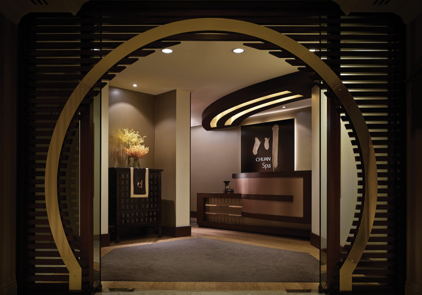 TOP: Wellness Suite at Isika, Crown Metropol. IMAGE: supplied BOTTOM: Chuan Spa at The Langham. IMAGE: supplied