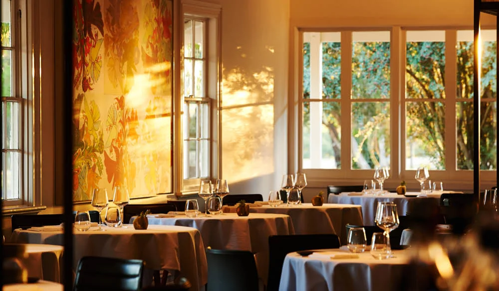 Dining room at Brae, Birregurra. IMAGE: Colin Page . 
