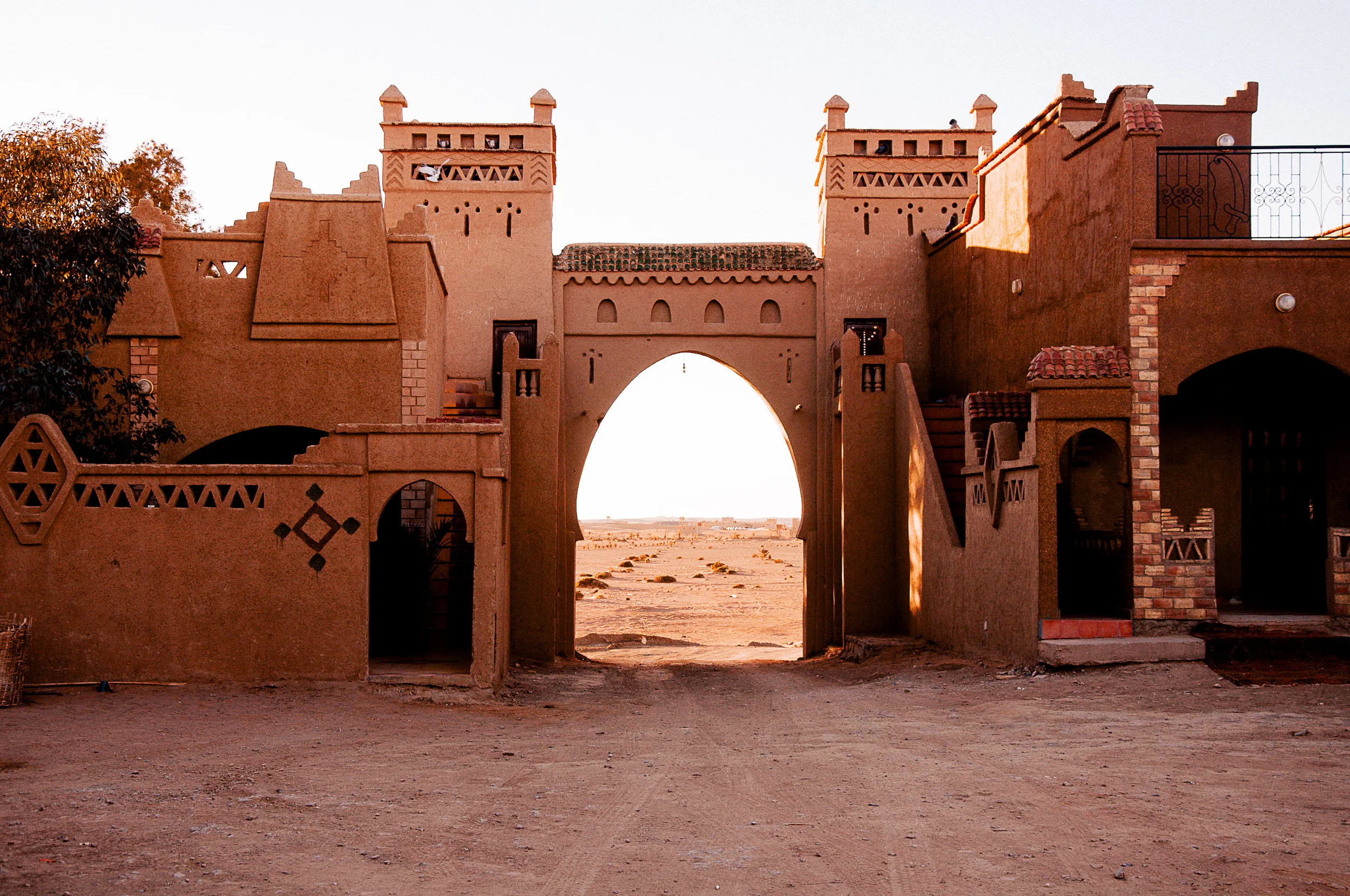 The Merzouga inn ( Riad Maison Adrar ) we arrived at before heading out to desert campsite. 