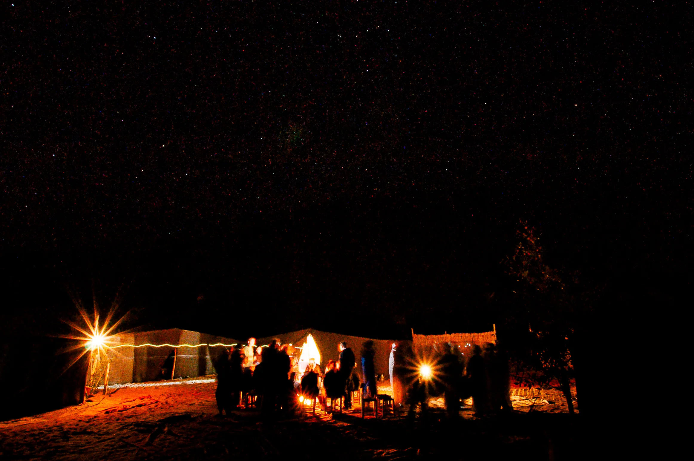 From under our campsite there was an incredible view of the milky way.