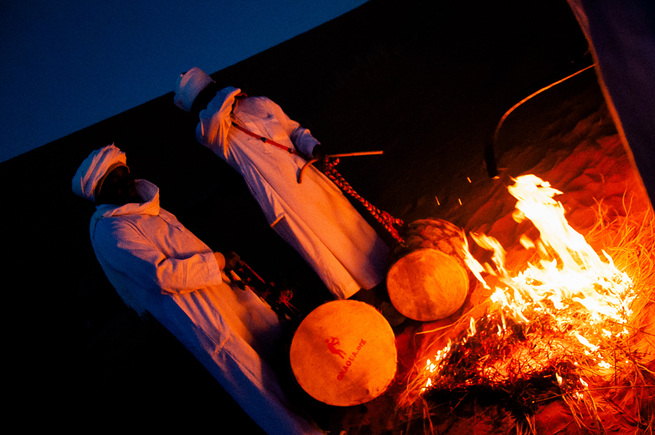 Desert flames.