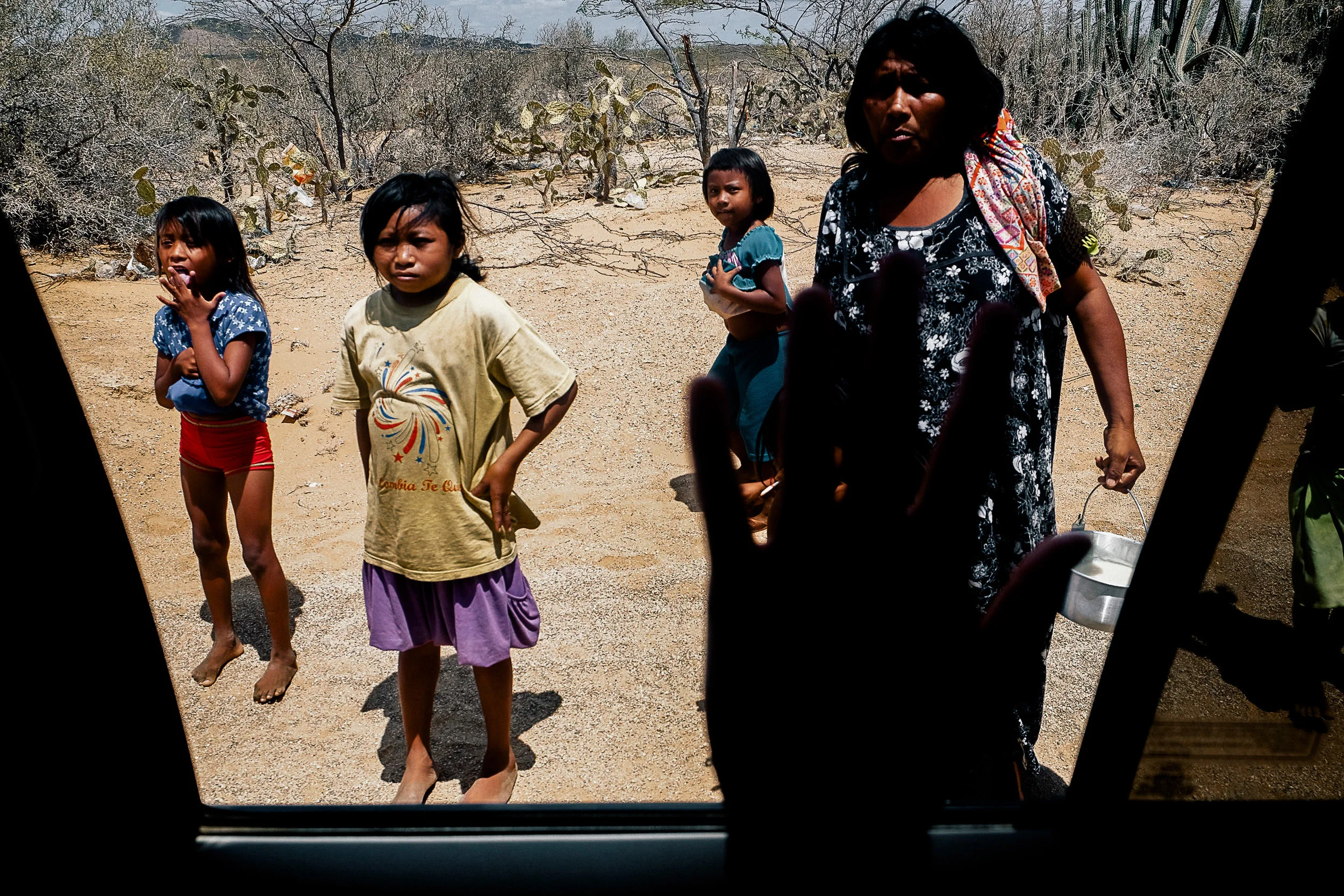Meeting some of the locals along the way to Cabo del la Vela.