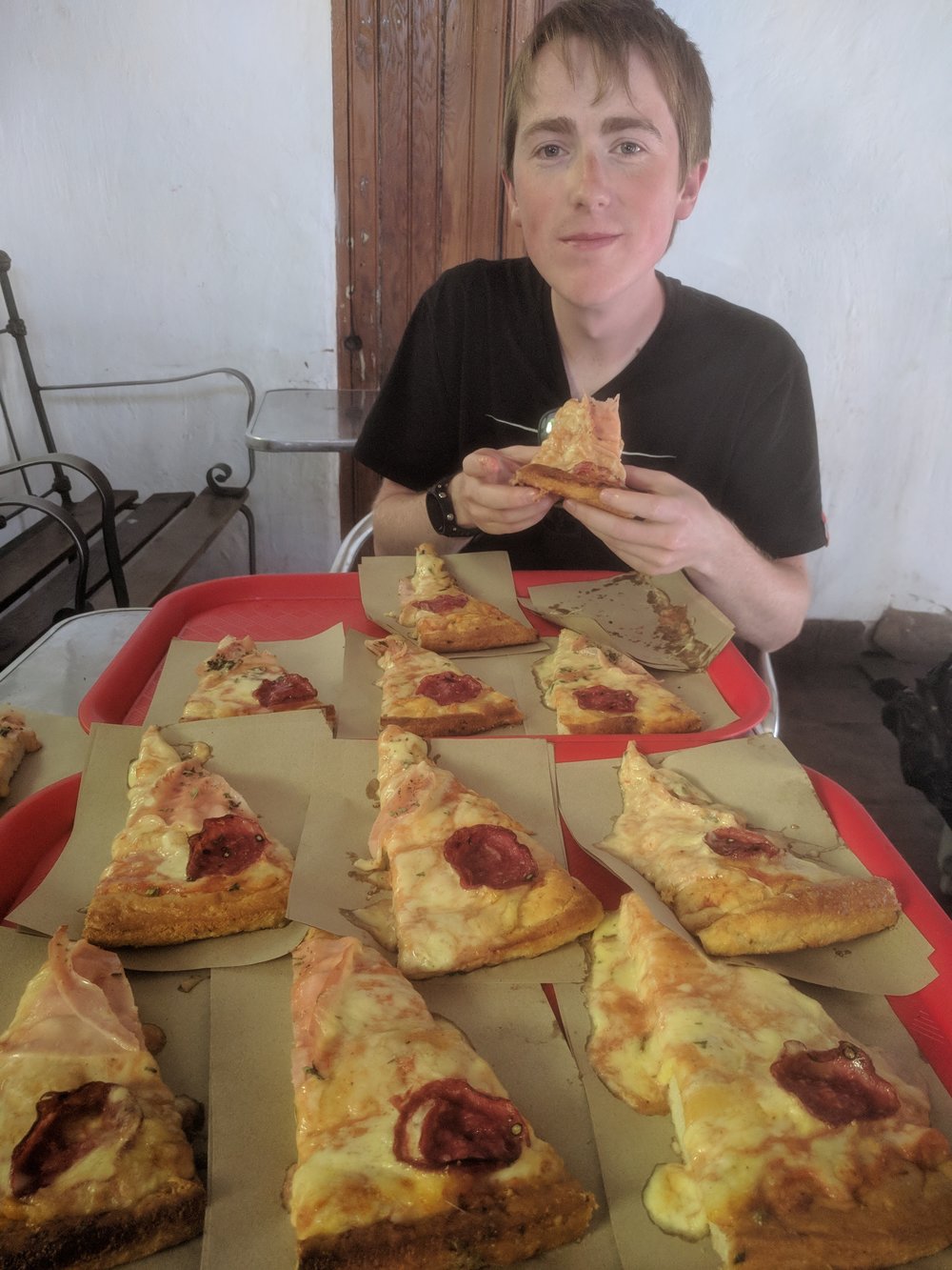 even the pizza was tasty...