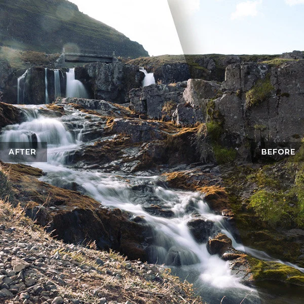 Small Waterfall - Long Exposure Photography