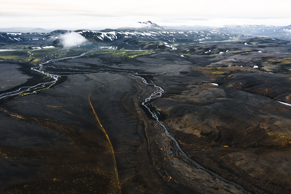 Iceland Highlands Panorama Drone Photo