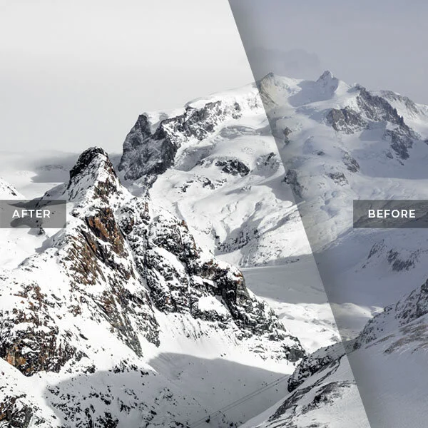 Lightroom Mobile Snow Preset