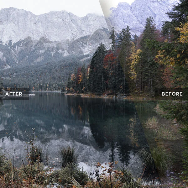 Autum colors Photography at Eibsee Germany