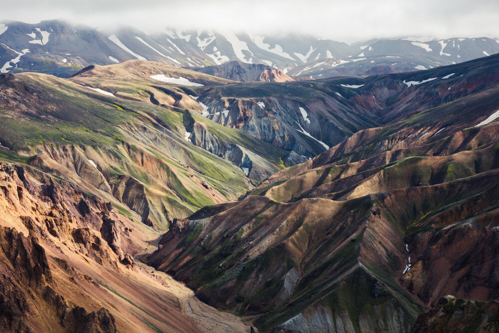Colorful Hills of Icelandic Highlands