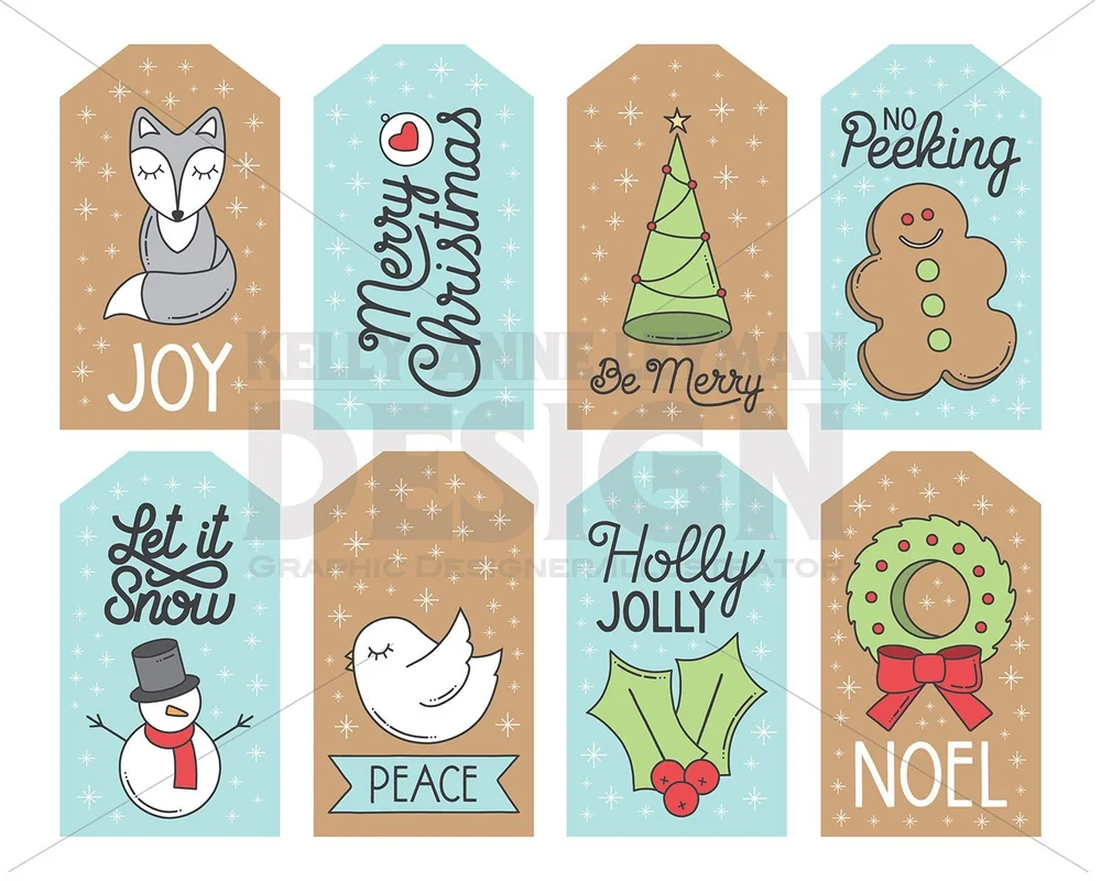 Printable Christmas gift tags, Christmas Labels, Holiday gift tags, Christmas Favor Tag, Instant Download, Digital Download, Vector Graphics — Kelly-Anne Leyman Design printable-christmas-gift-tags-christmas-labels-holiday-gift-tags-christmas-favor-tag-instant-download-digital-download-vector-graphics-kelly-anne-leyman-design