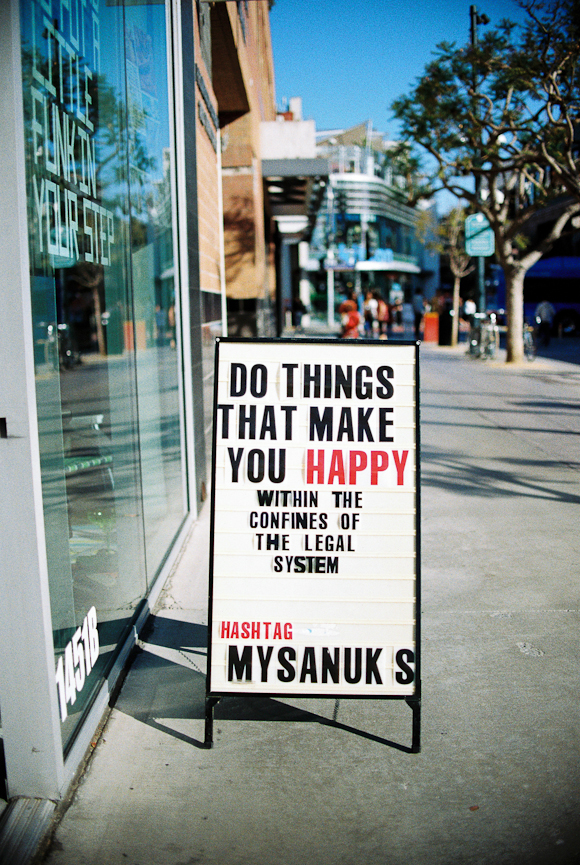 Seen in Santa Monica. Shot on Ektar film.