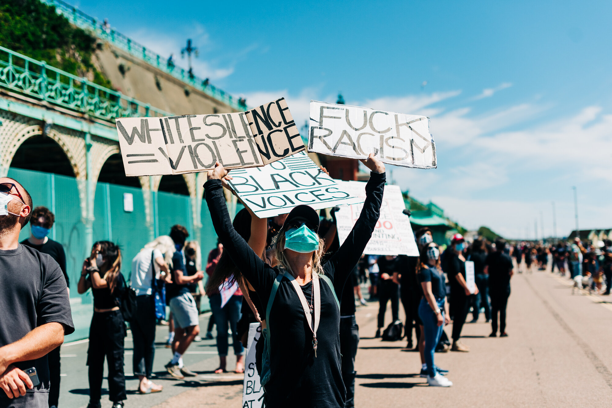 Black Lives Matter Protest Brighton June 2020 BLM