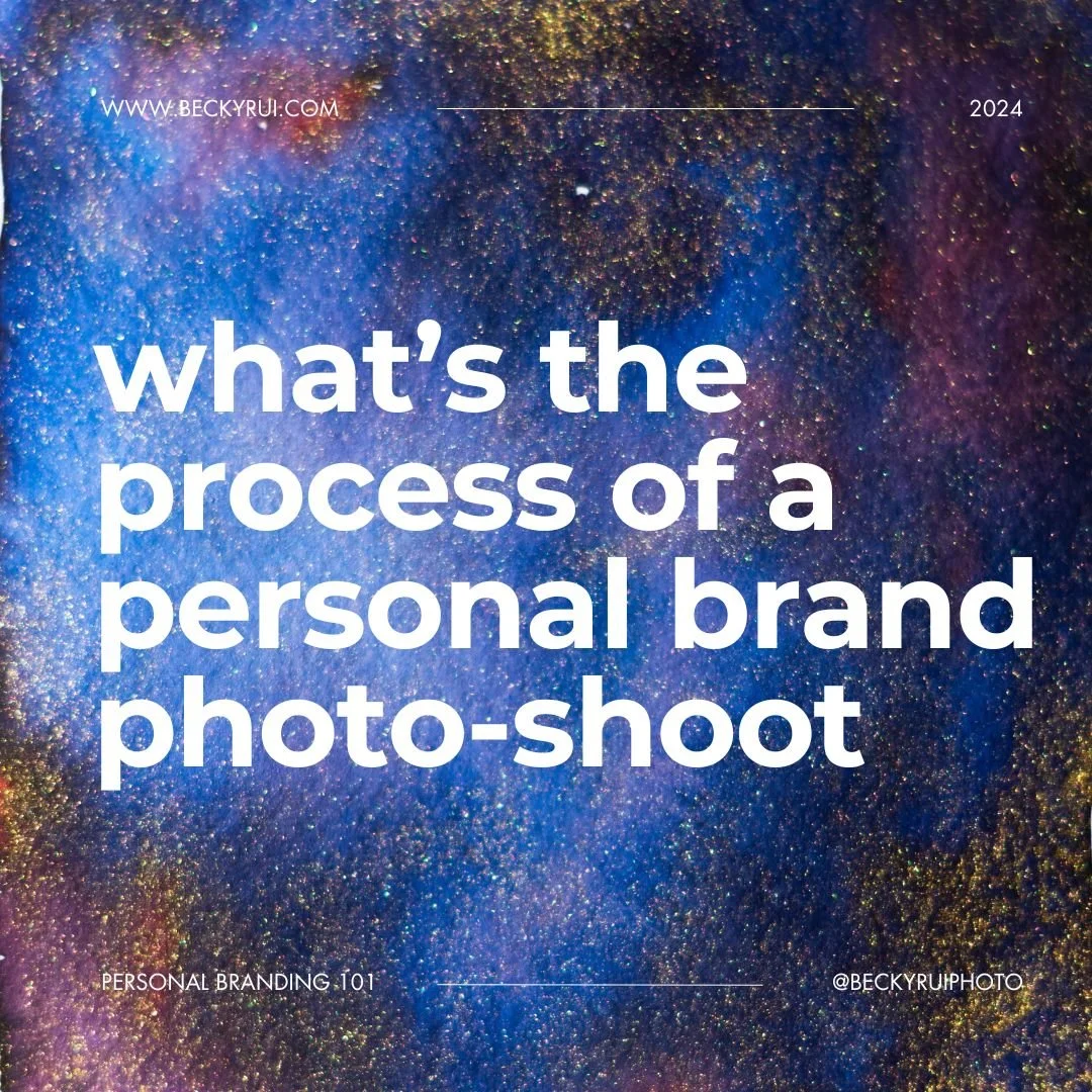 What's the process of a personal brand shoot?