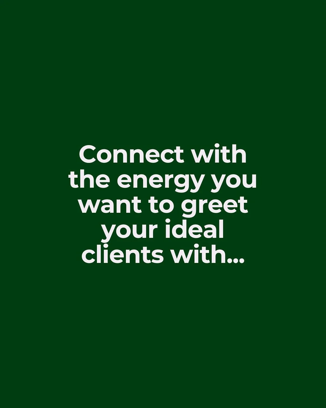 You&rsquo;ve probably heard advice to write content that speaks directly to your &lsquo;ideal client&rsquo;, rather than to the vague entirety of internet users.

Being intentional about who you want to connect with - and writing to those people in y