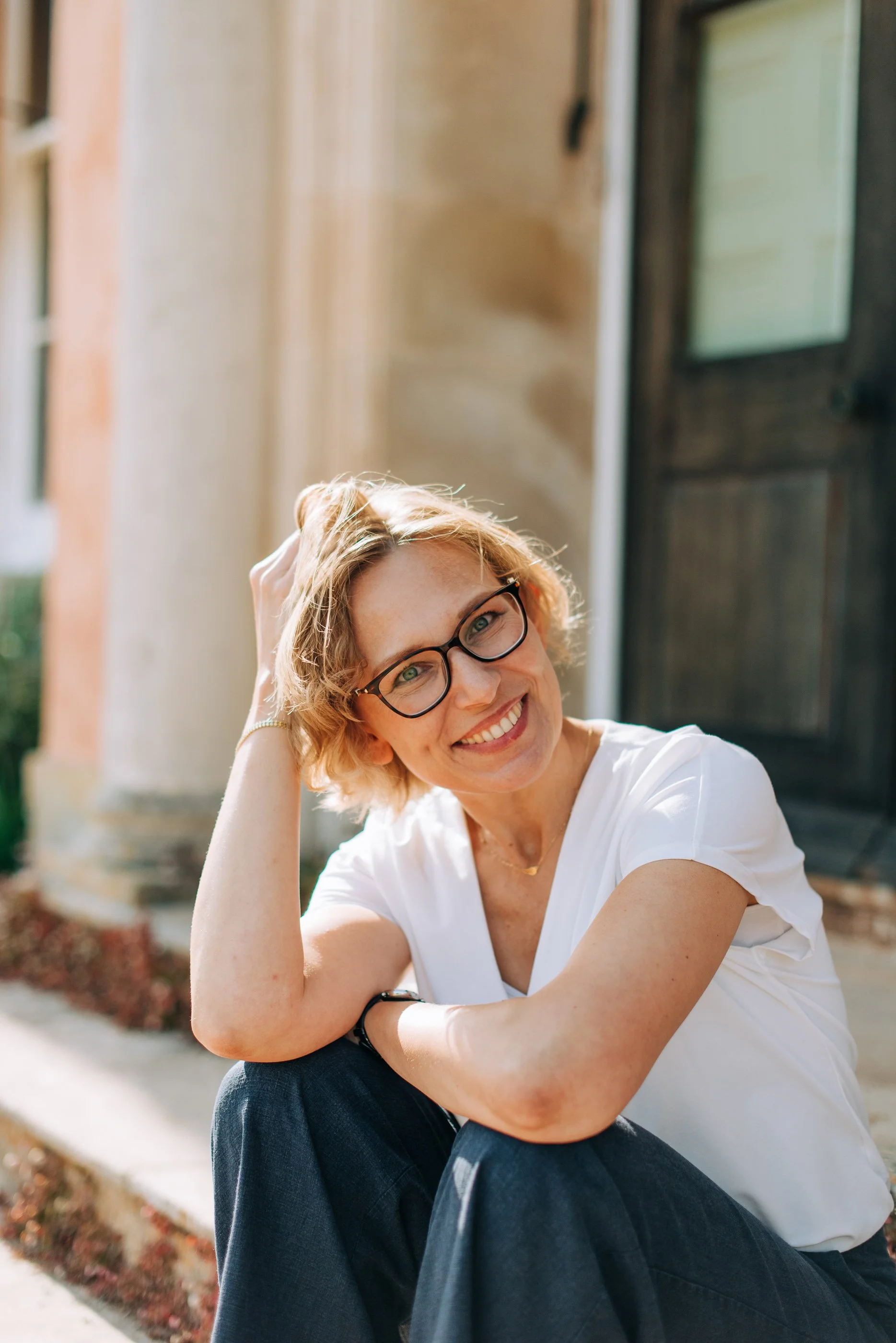 Natural personal brand photography in Devon