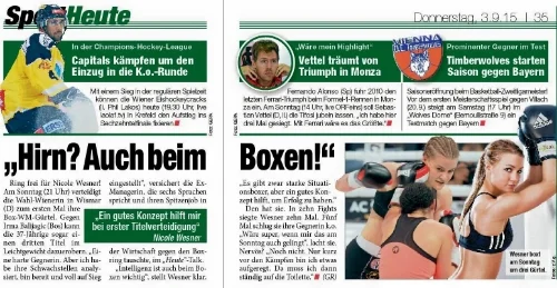 Heute 3.9.2015