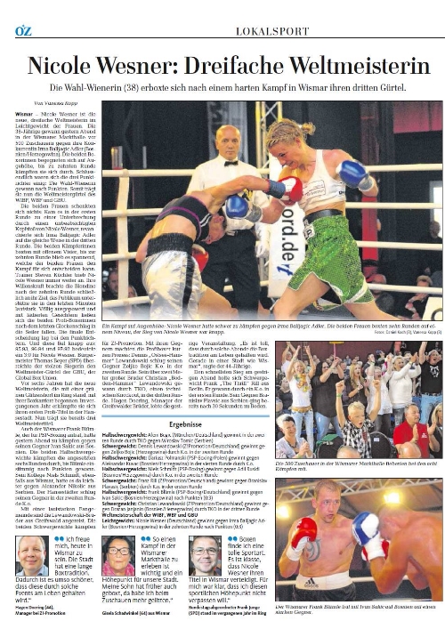 Ostseezeitung (Lokalteil) 7.9.2015