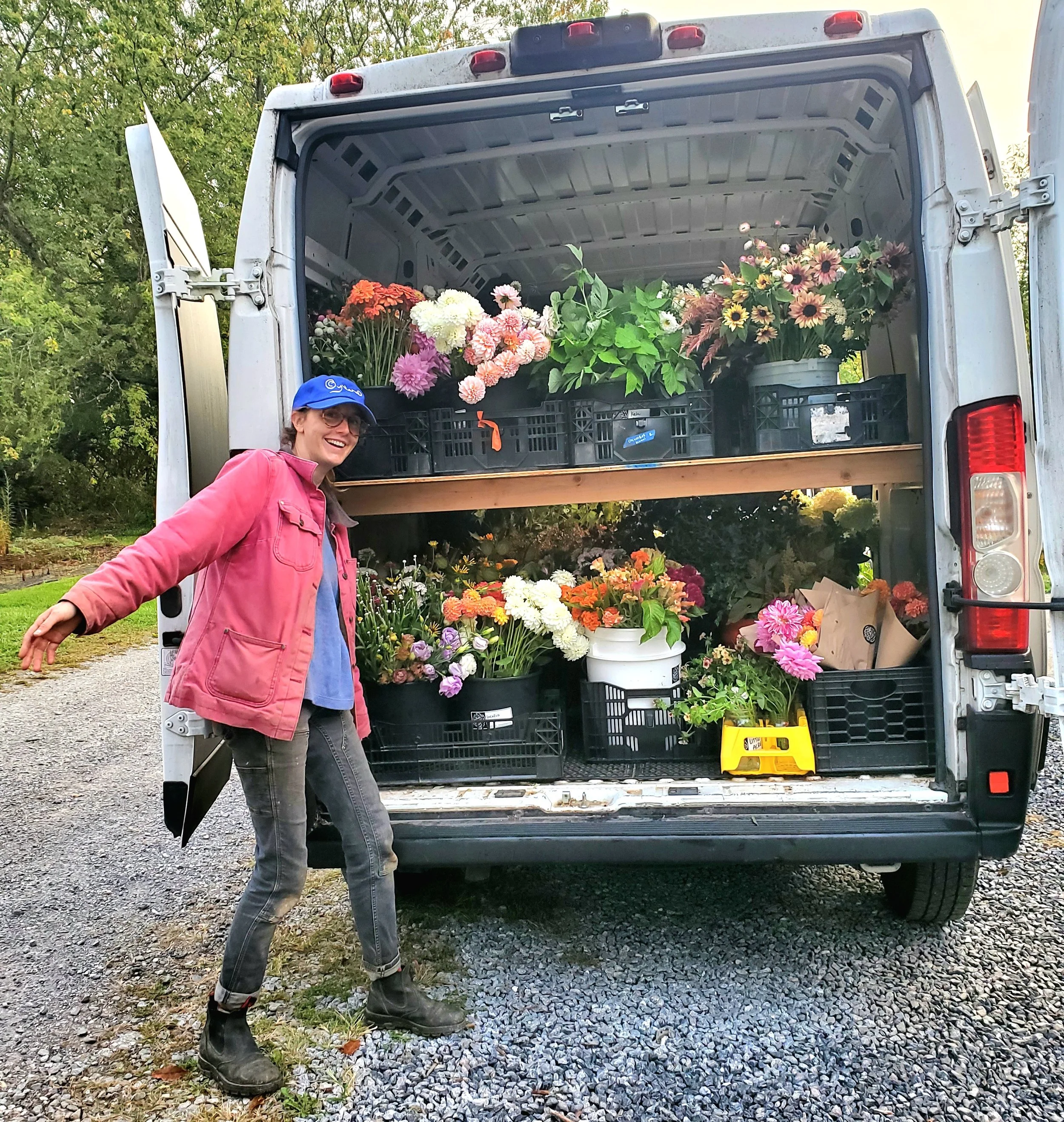 A very full delivery van, 2023
