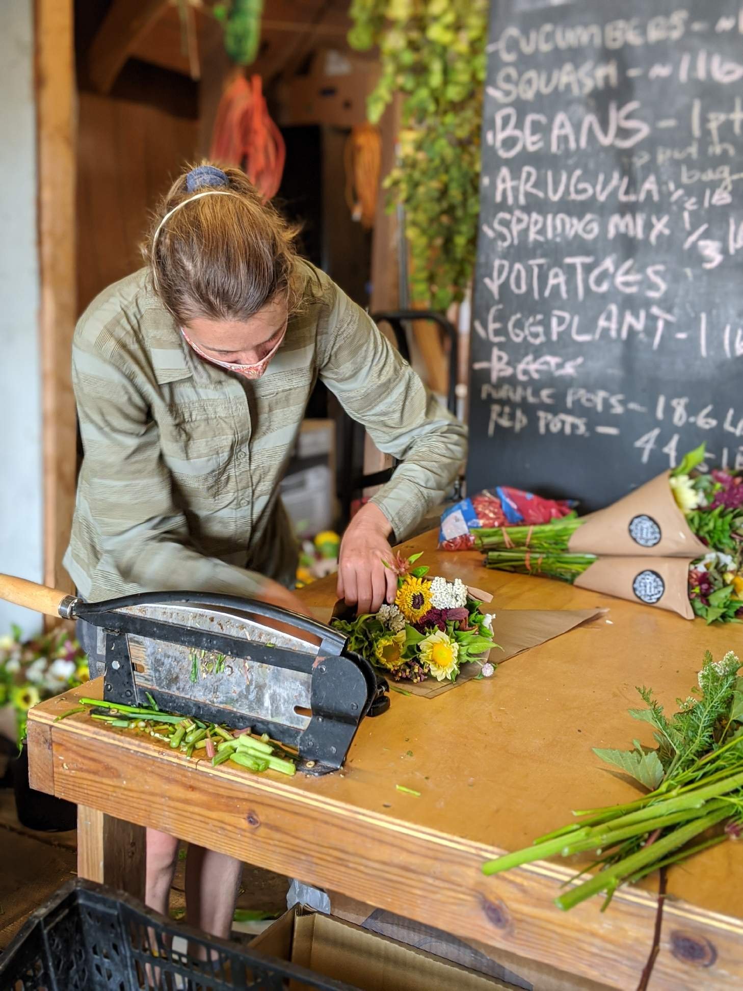 Our workspace looked so different back then! 2020