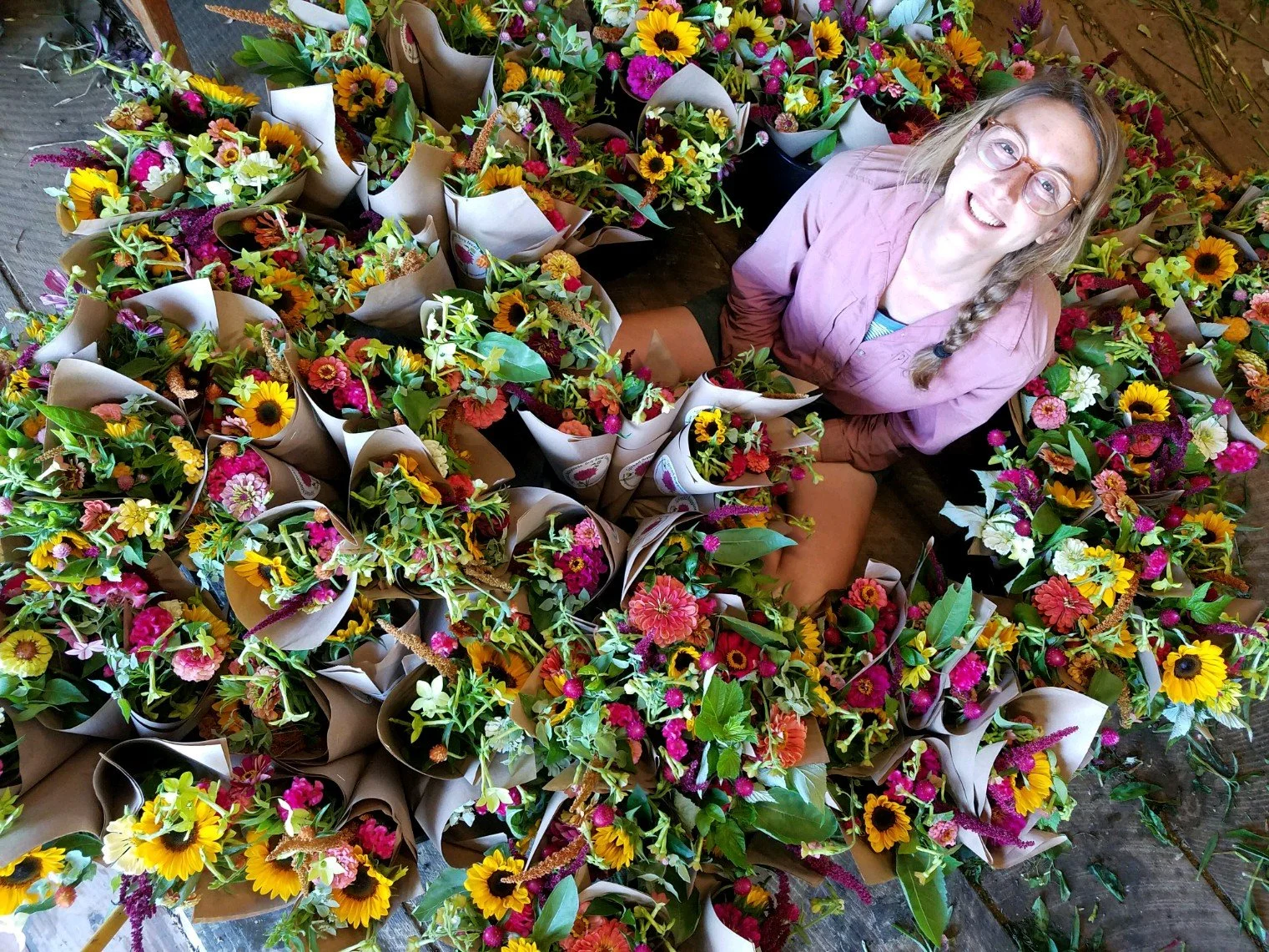 SO MANY BOUQUETS! on my birthday, 2019