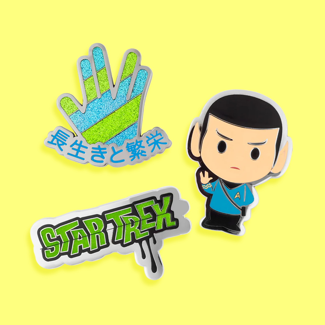 Enamel Pin Design : Star Trek, Spock Collection
