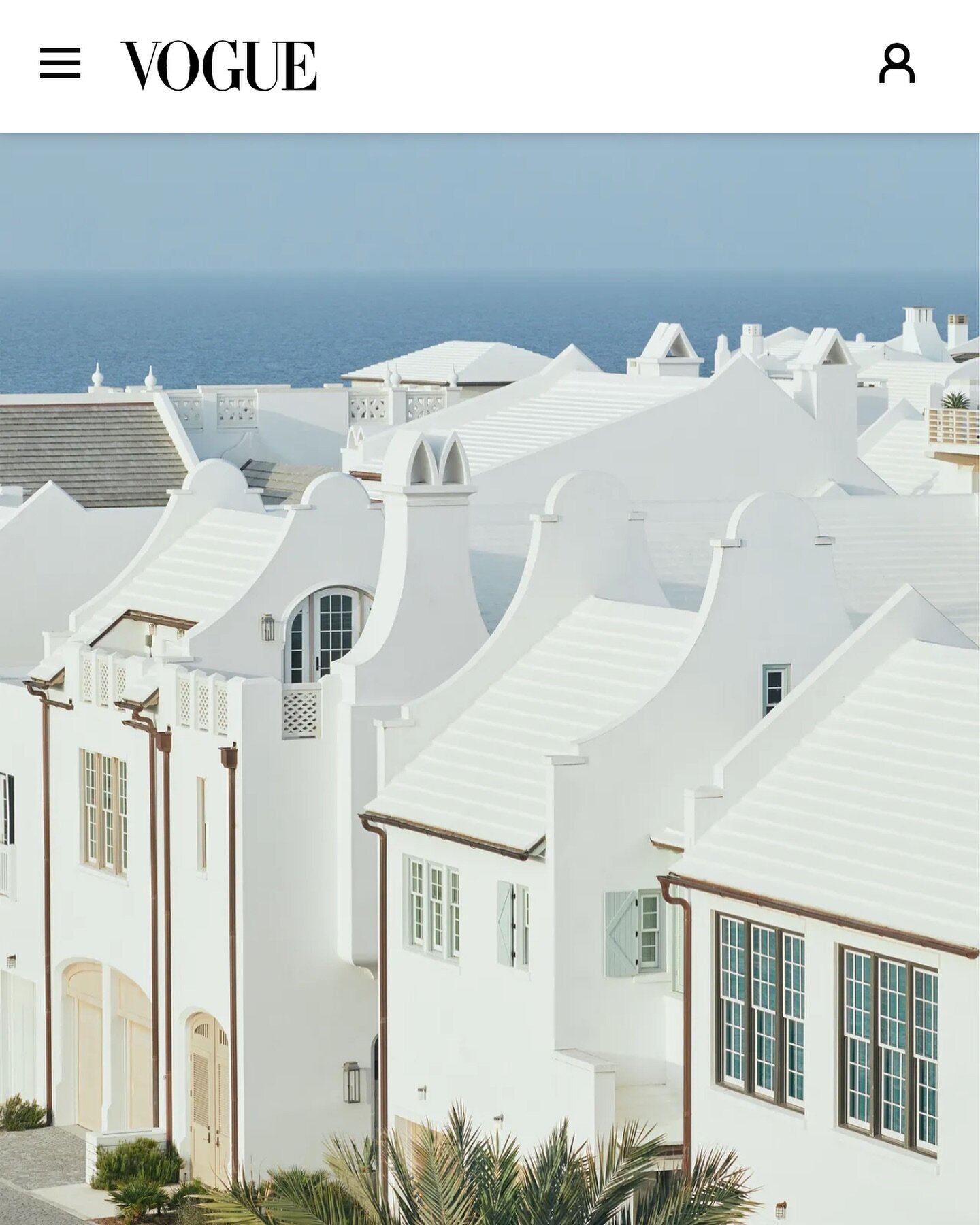Delightful density. We were asked to create town photographs of Alys Beach last year and this is one of my favorite ones because it shows how expressive  each roof is with its parapet walls, chimneys and terraces and its relationship to the ocean. @a