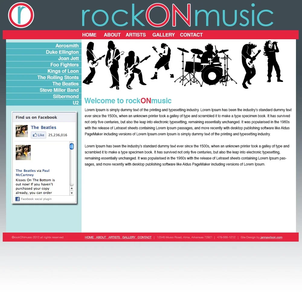 Music Website