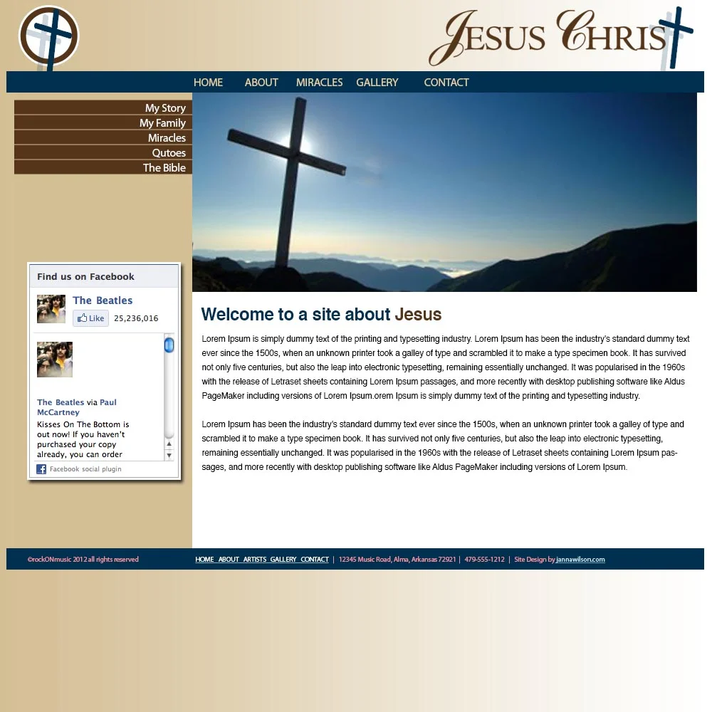 Church Website Concept