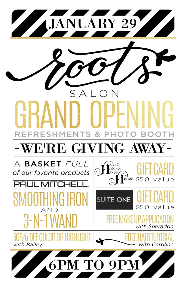 Grand Opening Flyer