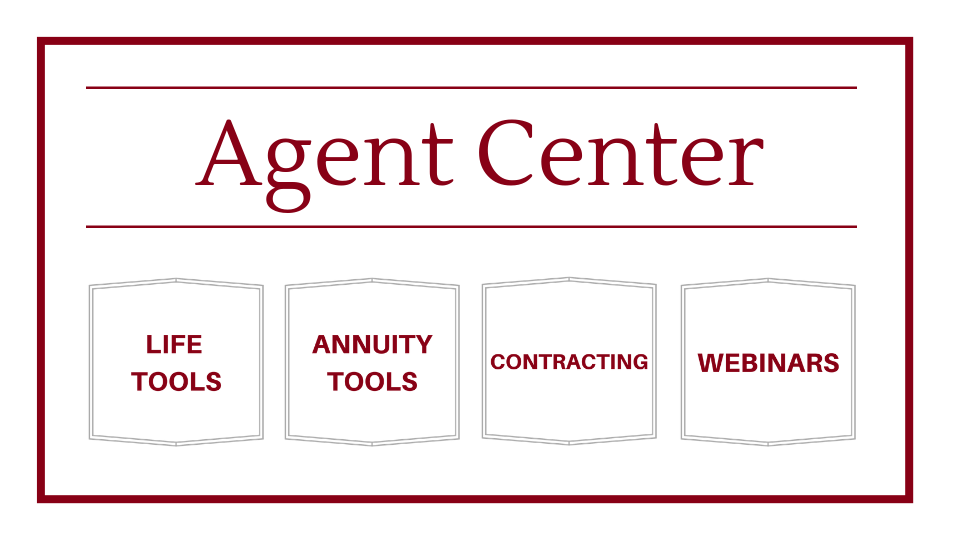 Links to Agent Center Page.