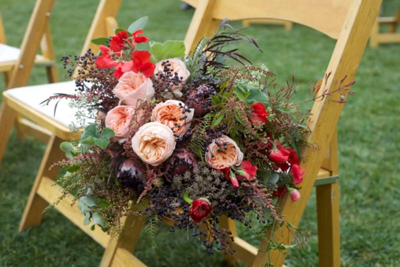 Gorgeous bouquet by one of the Chapel Designers.