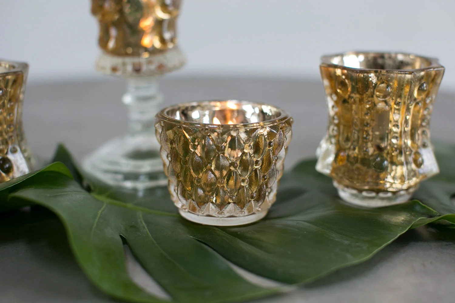 Mercury Glass Votive Rentals by Courtenay Lambert Florals in Cincinnati, OH, candle rentals, cincinnati rentals, cincinnati weddings, cincinnati wedding rentals, best cincinnati florist