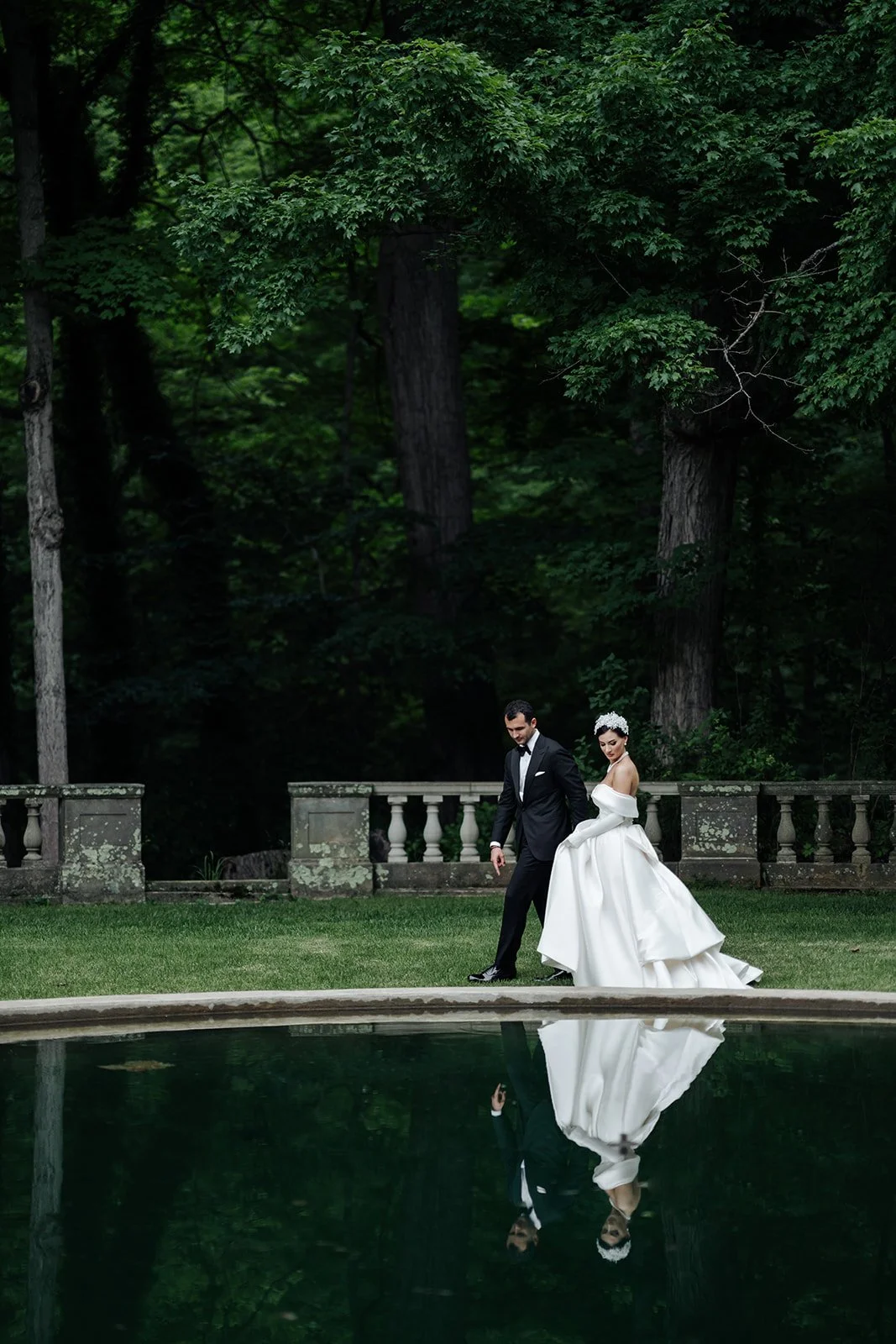 Kristina &amp; Emanuel - Classic White Wedding at Peterloon Estate by Courtenay Lambert Florals 