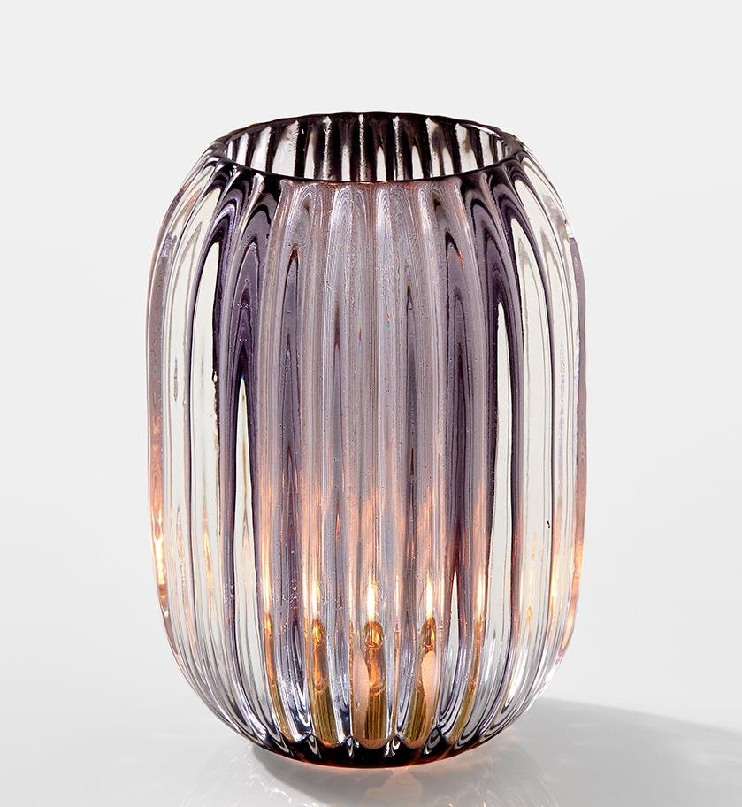 Smoke Optical Glass Votive