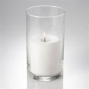 Vase Glass with Candle