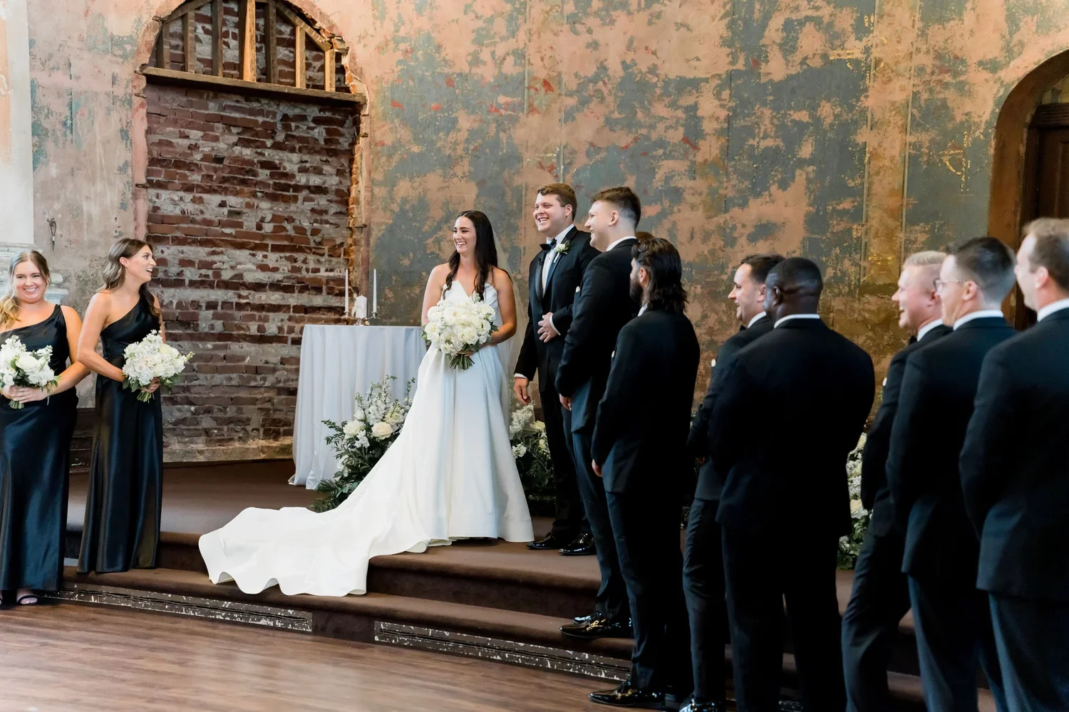 Joyful Wedding Ceremony at The Monastery Event Center