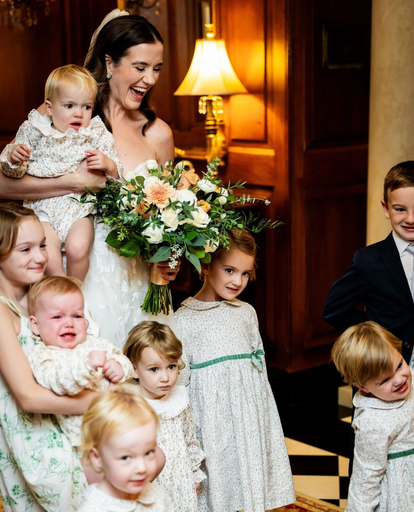 From the littlest guests to the proudest parents, Brooke and John Erik&rsquo;s wedding was full of family moments worth remembering.⁠
⁠
Vendor Team⁠
Photography: @bambino_international⁠
Coordinator: @treschicevents⁠
Lighting: @clearlighting16⁠
Cake: 