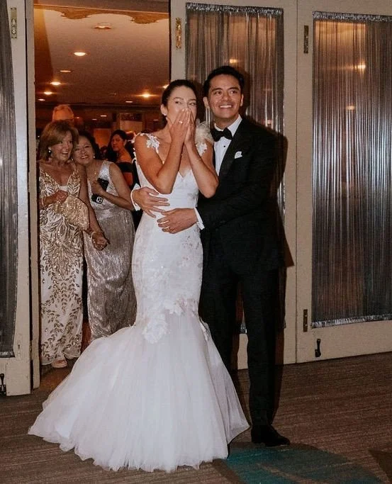 Before a single guest lifted a glass, Caralyn and Steven shared a moment just for them&mdash;stepping into the ballroom to see their vision come to life and then taking the floor for their first dance.⁠
⁠
Vendor Team:⁠
Venue: @hiltonnetherlandplaza⁠
