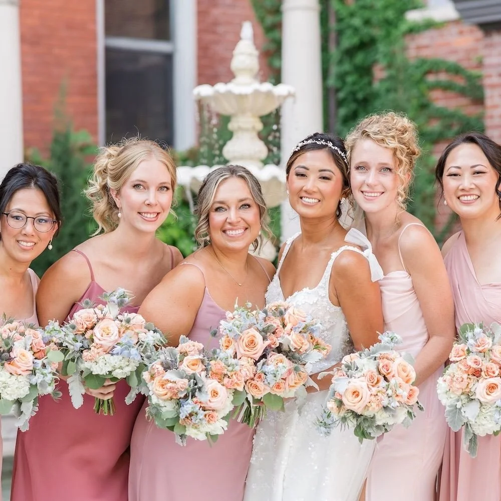 A summer wedding we will always remember 🌸🌼⁠
⁠
Vendor Team:⁠
Ceremony &amp; Reception: @monasteryeventcenter⁠
Cake: @aspoonfullasugar⁠
Bridal Fashion: @whitewisteriabridalboutique⁠
Photographer: @shelbystreetstudios