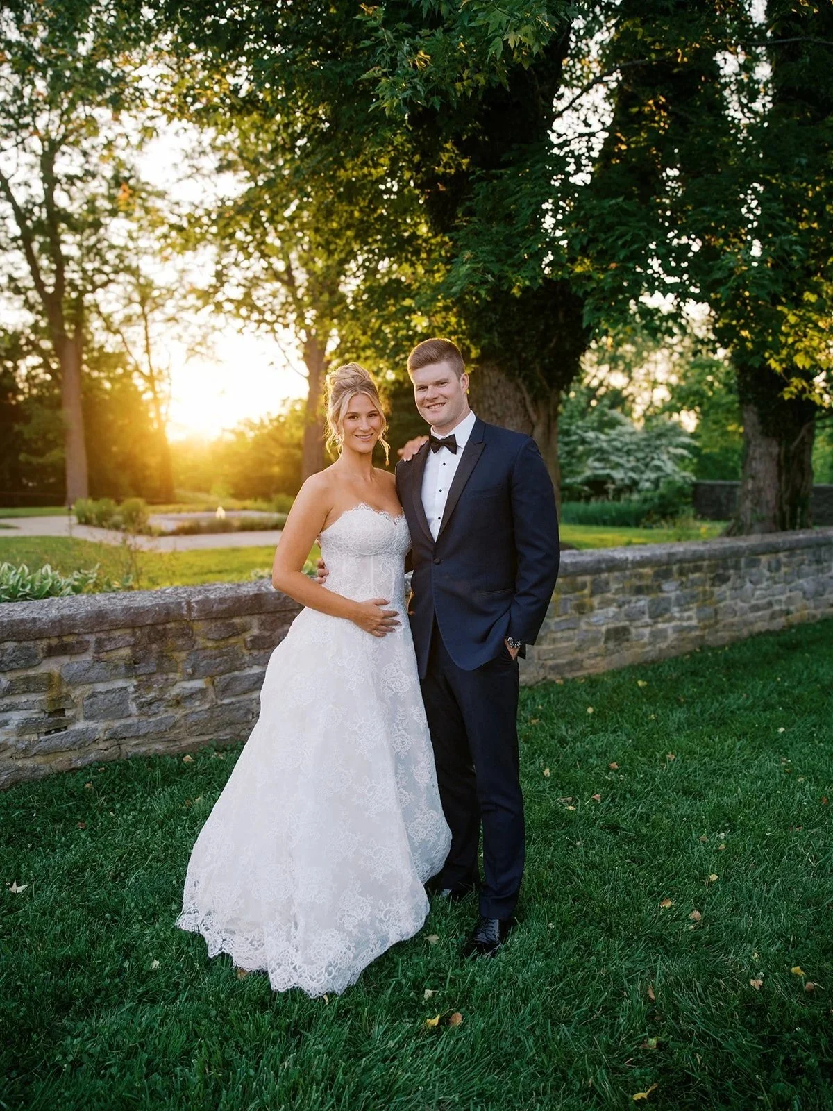 Golden Hour Newlyweds