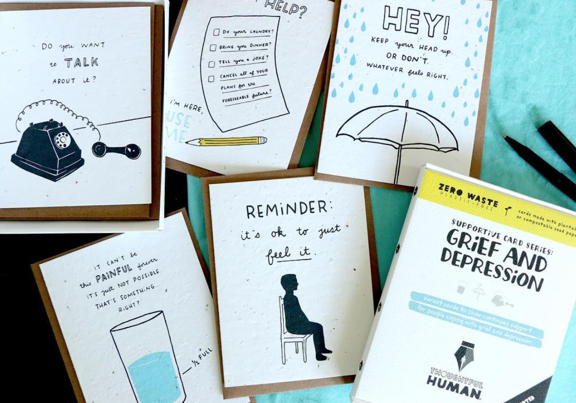 Thoughtful Human Cards