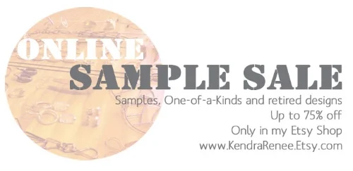 Take it online! This is the banner I posted on my website to announce the sale.