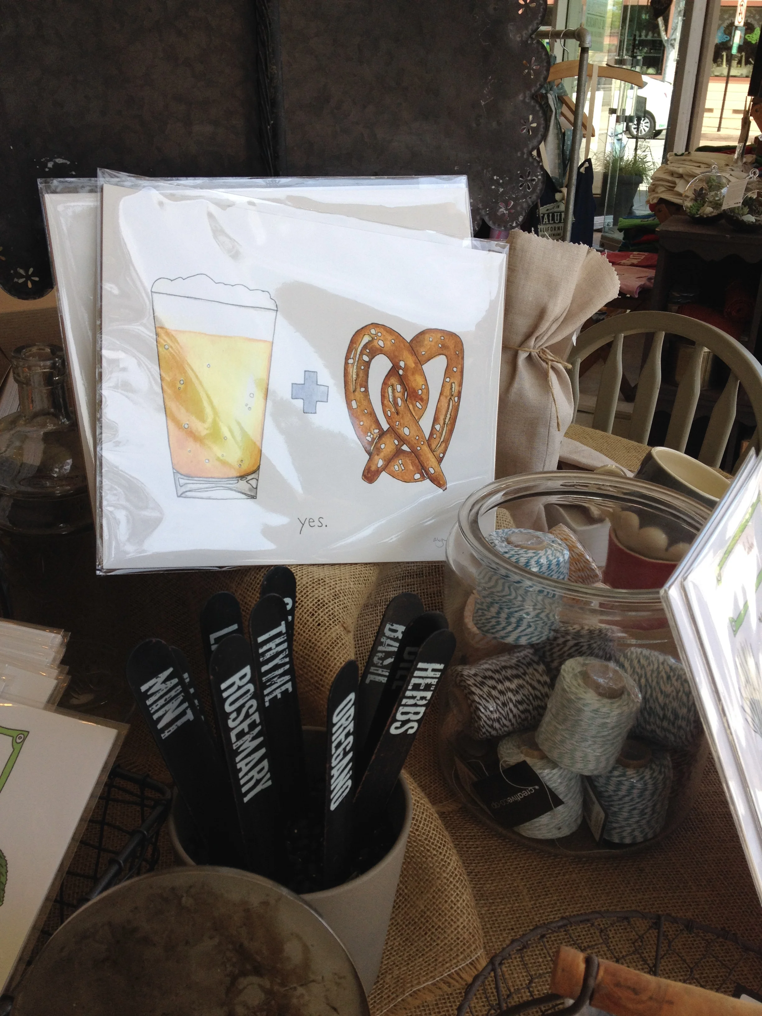 Drywell Art's Beer + Pretzel Print